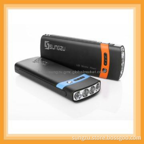 Flashlight solar mobile charger
